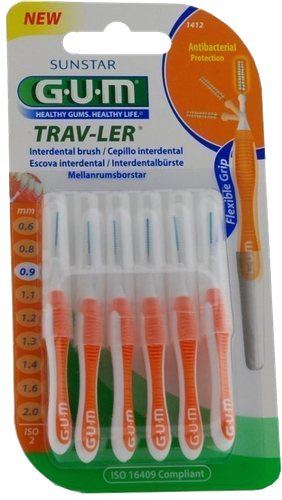 Image GUM BROSSETTE TRAVLER 0,9 x4