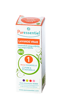 Image PURESSENTIEL HUILE ESSENTIELLE LAVANDE VRAIE BIO 10ML