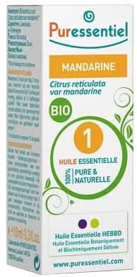 Image PURESSENTIEL HUILE ESSENTIELLE BIO MANDARINE 10ML