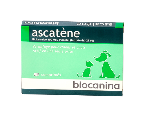 BIOCANINA ASCATENE VERMIFUGE CHIEN CHAT COMPRIMÉ 10